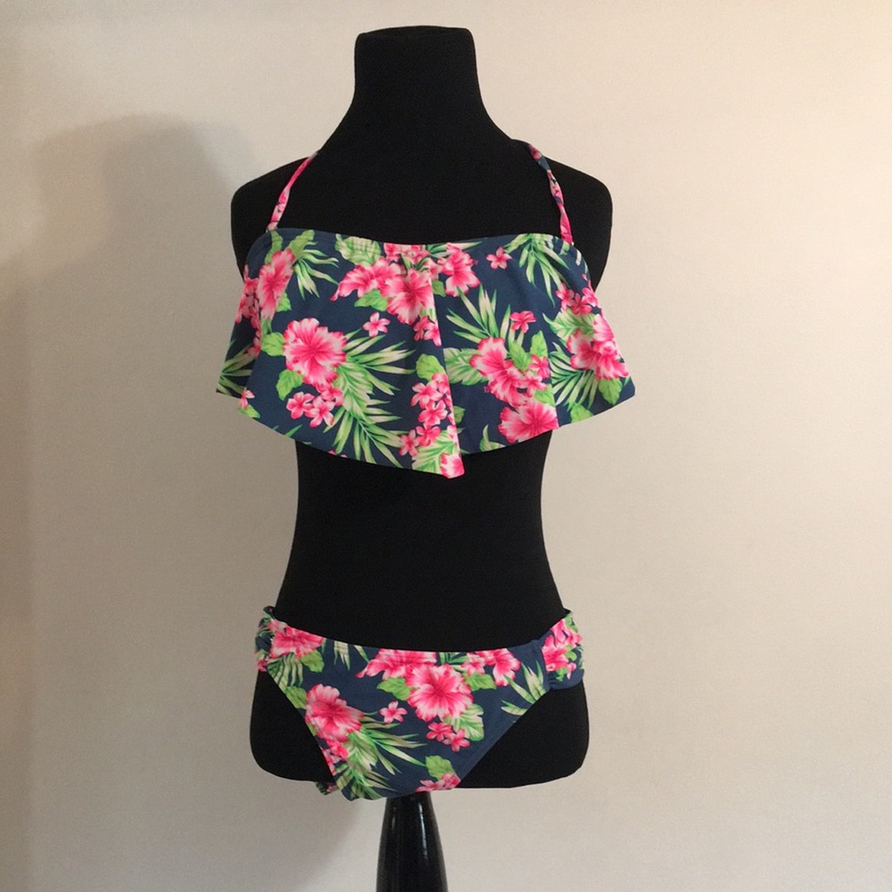 So Cal tropical flower bikini 👙